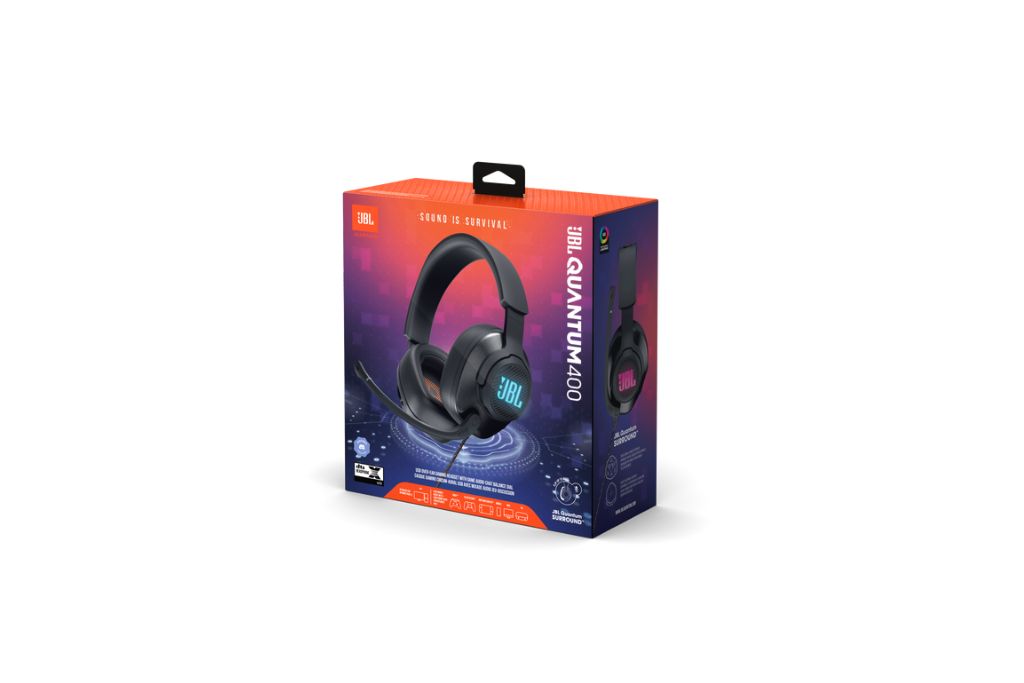 JBL Quantum 400 - Wired Over-Ear Gaming Headphones