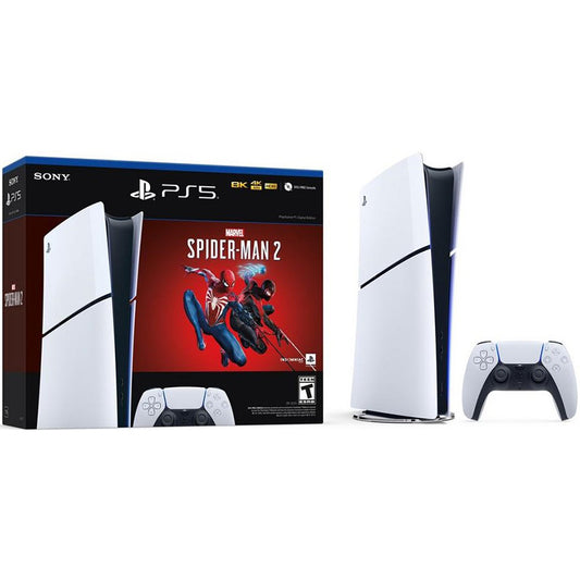 PS5 SLIM (PLAY STATION 5) Digital with Spider Man